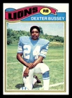 1977 Topps #176 Dexter Bussey Lions RC