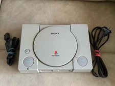 Sony PlayStation SCPH-5501 PS1 Console System Bundle - Tested and Works