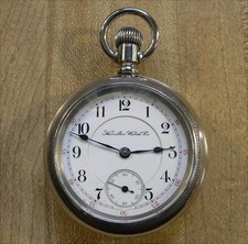 LARGE 18SIZE HAMILTON RAILROAD 940 POCKET WATCH  DOUBLE GLASS 21jewel RUNS GOOD!