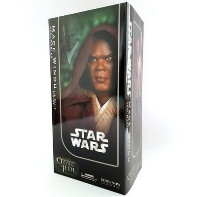 STAR WARS Sideshow MACE WINDU (Jedi Order) 12'' 1/6 Scale Action Figure MIB