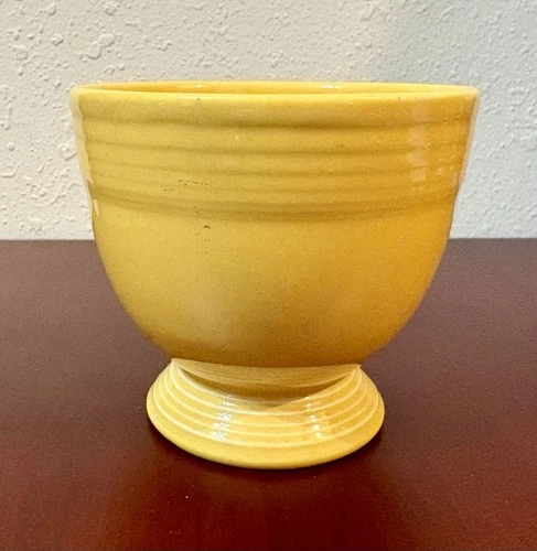 Vintage Homer Laughlin Fiesta Egg Cup Yellow Glossy