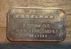 Engelhard 1 oz .999 Fine Silver Bar – Bullion Bar 1 Troy Oz Silver