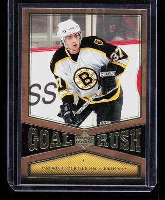 Patrice Bergeron 2005-06 Upper Deck #GR9 Goal Rush
