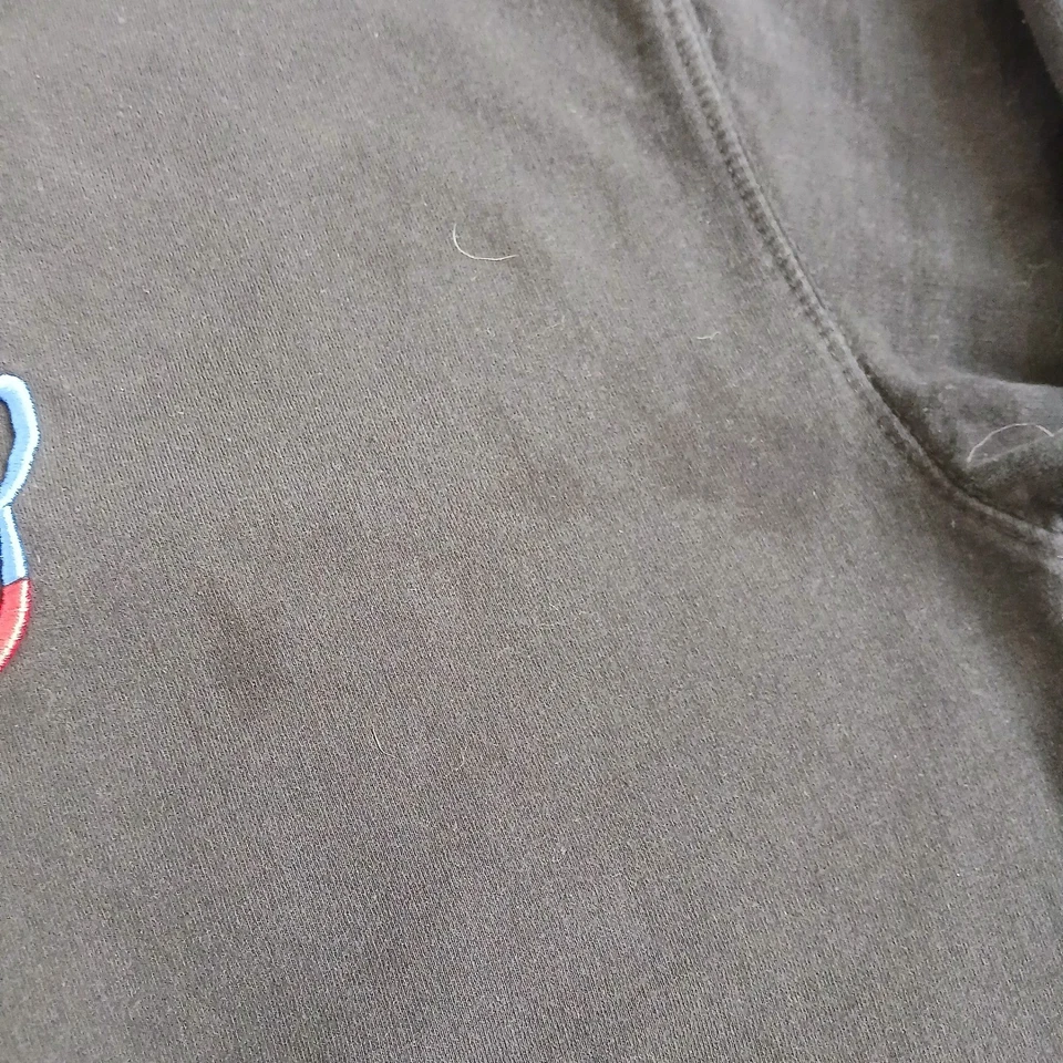 Spider-Man Universal Studios Marvel Hoodie Black Graphic Print Medium *Stained - Image 4 of 4