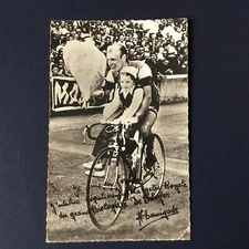 Old postcard André Darrigade cyclist runner bicycle cycling advertising card postcard