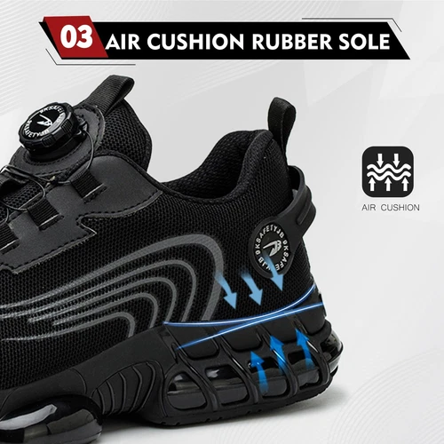 Indestructible Safety Work Shoes Steel Toe Breathable Work Boots Mens' Sneakers - Bild 18 von 26