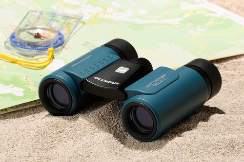 Binoculares Plegables Ligeros con Aumento 8x - Diseño Ergonómico Azul - Imagen 8 de 9