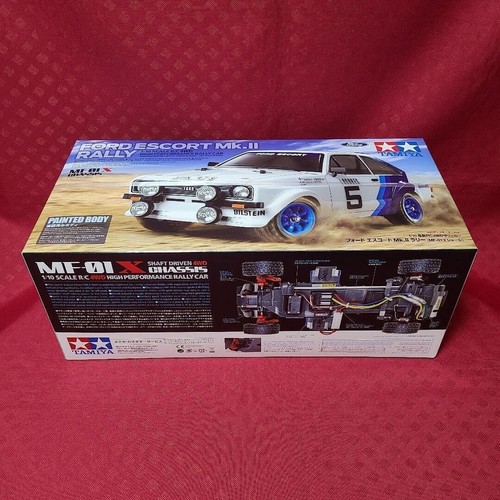 Tamiya RC 1/10 Ford Escord MK.II Rally Painted Body MF-01X Chassis 4WD Rally Car - Picture 11 of 12