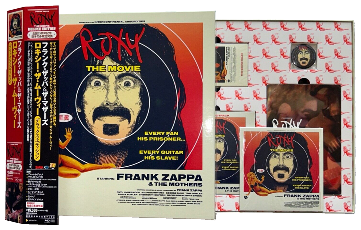 Frank Zappa　DVD＋CD「Roxy The Movie」国内盤 Frank Zappa Mothers ROXY THE MOVIE Box Set Blu-ray +CD +Cassette +