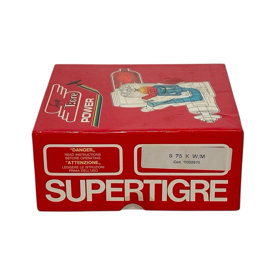 MOTOR DE AVIÓN MODELO SUPER TIGRE S 75 K CON M RC Foto 2 de 4