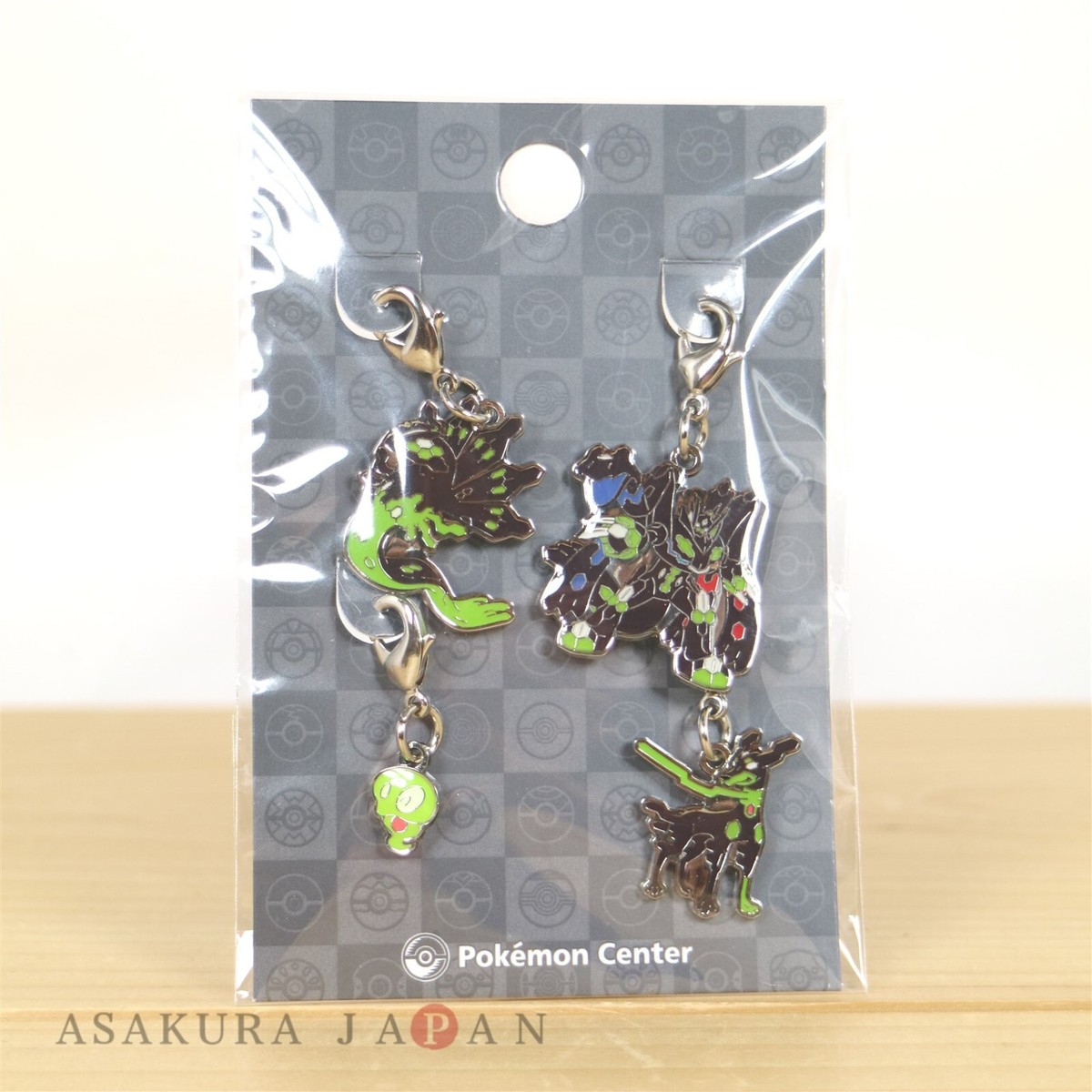 Pokemon Center Metal Charm # 718 Zygarde Key Chain | eBay