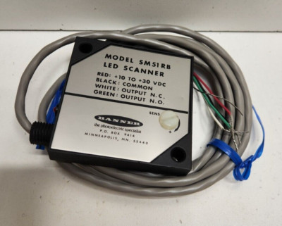 NEW OLD STOCK! BANNER 30V PHOTOELECTRIC RECEIVER SM51RB