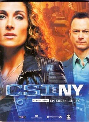 CSI: NY Season Three Episoden 13-24 3DVD