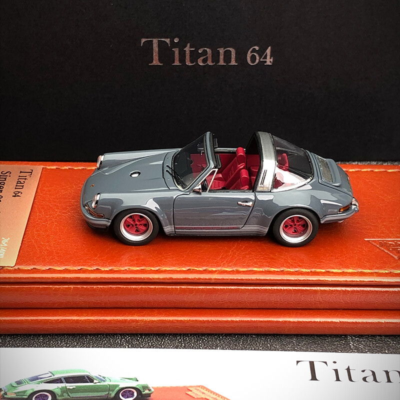 Make Up Titan 64 Porsche Singer 911 964 Targa 1:64 Diecast Car
