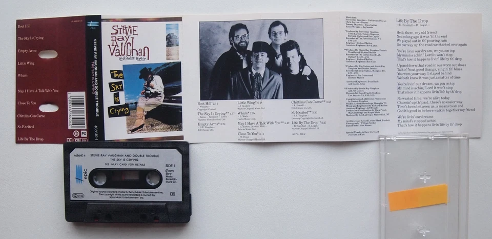 STEVIE RAY VAUGHAN - COULDN'T STAND WEATHER (EPIC 4025940) 1984 EUROPE CASSETTE - Image 2 of 3