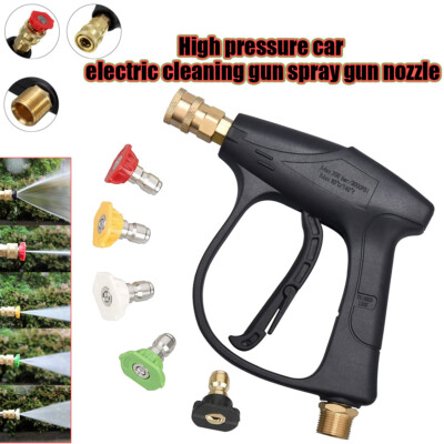#ad 4000 PSI High Pressure Car Power Washer Spray Gun Nozzle Kit M22 $20.56