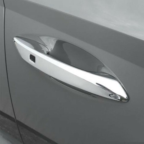X AUTOHAUX Car Interior Door Handle Cover Trim For Hyundai Sonata 2011-2014 - Right Side Front, Black/Silver - View #14
