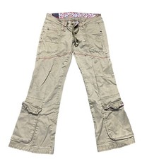 Marithe Francois Girbaud Green Cargo Pants Women's Size 27