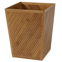 Creative Bath Products Spa Bamboo Waste Basket, New, Free Shipping on sale Creative Bath Products Spa Bamboo Waste Basket, New, Free Shipping on sale