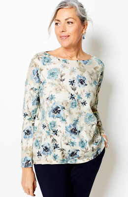 【JILL ページ】 J.Jill ~ L(16/18) ~ NEW Gorgeous Pure Jill Boat-Neck Dolman Top
