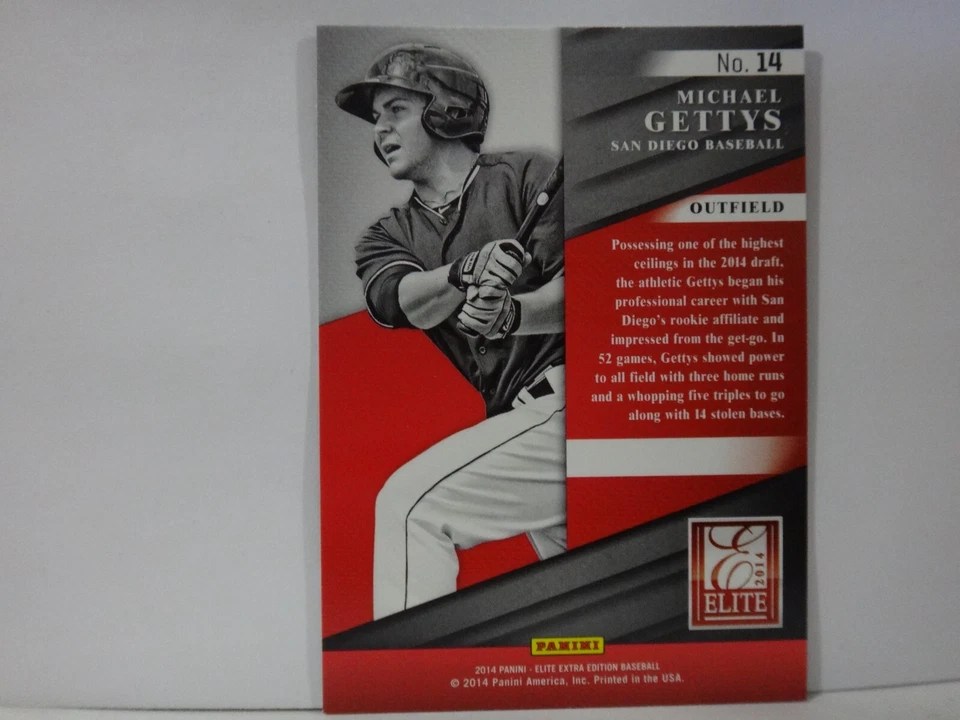 2014 Panini Elite Extra Edition Elite Series Michael Gettys #14 - Image 2 of 2