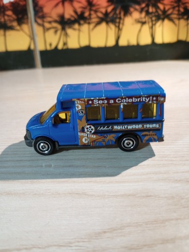 Matchbox GMC School Bus 1:64 Die Cast 2014 Release Thailand Blue - 第 1/24 張圖片