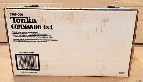 Vintage 1989 TONKA COMMANDO 4x4 CAR QUEST Suzuki Samurai - New in Box NIB - USA - Picture 10 of 11