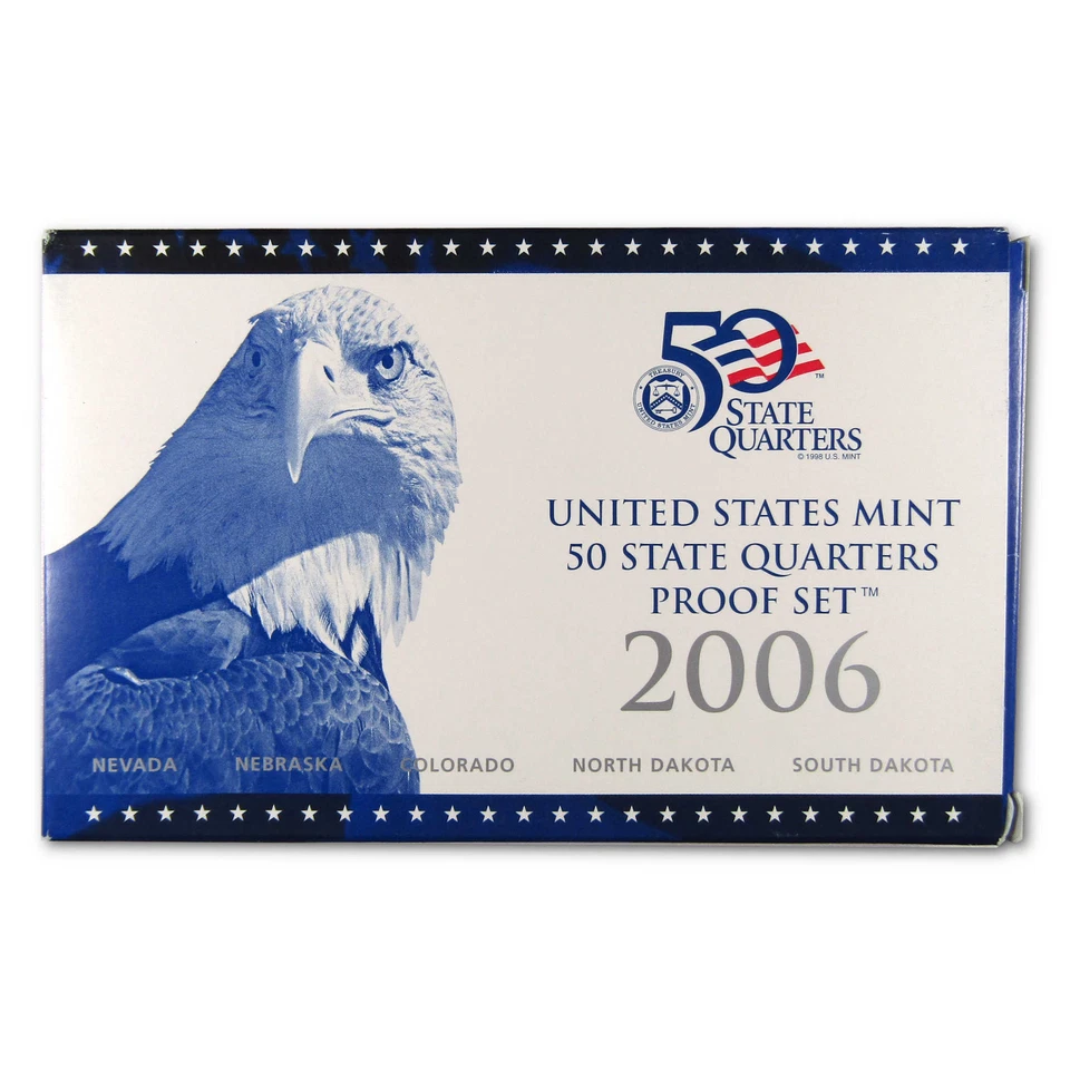 2006 State Quarter Clad Proof Set U.S. Mint Packaging OGP COA - Image 4 of 4