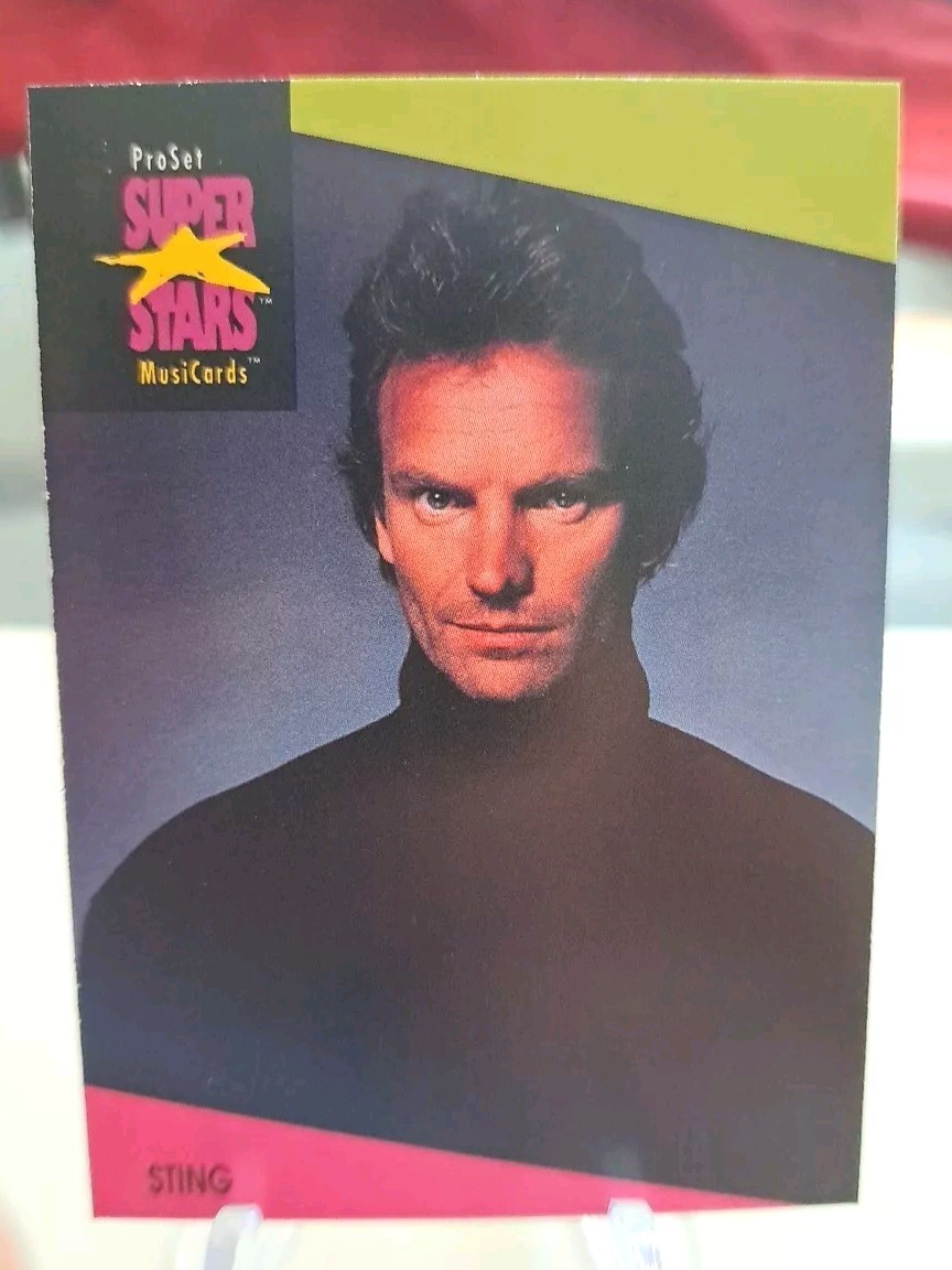 スティング スーパースターコンサートシリーズ 1991 Pro Set Musicards Super Stars #95 Sting | eBay
