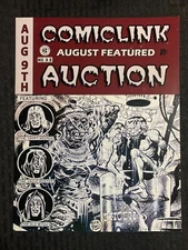 2011 Aug 9 COMICLINK 8pg Auction Catalog VF 8.0 Featured Original Art