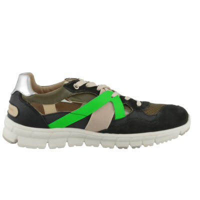 【SALEラスト1点】DOLCE&GABBANA スニーカーミリタリー25㎝ Dolce & Gabbana Men's Leather Suede Fashion Sneakers Shoes