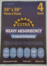 4 Pack 36  x Extra Heavy Absorbency 4 - 36x36",Green