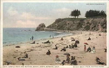 Santa Barbara California CA Detroit Publishing Castle Rock c1910s Postcard