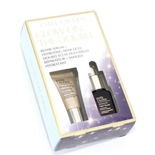 Estee Lauder Glow On The Double Repair Serum + Hydrating Mask Duo - 0.24oz Each