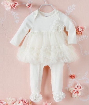 baby girl ruffle sleeper