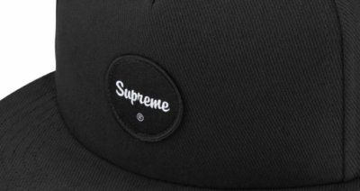 Supreme Twill Patch 5-Panel Black SS24H23 Brand New Logo | eBay
