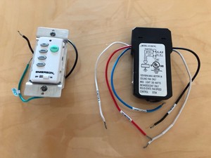 Emerson Sw101 Ceiling Fan Light Wall Control Uc7067rc Fan Speed