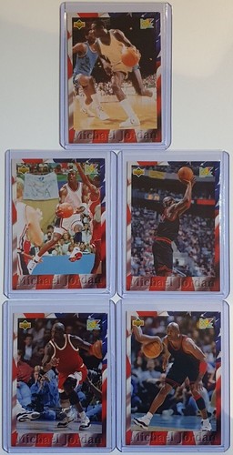 1995 Upper Deck Ball Park Michael Jordan (Complete Set of 5) USA - Rare - 第 1/7 張圖片