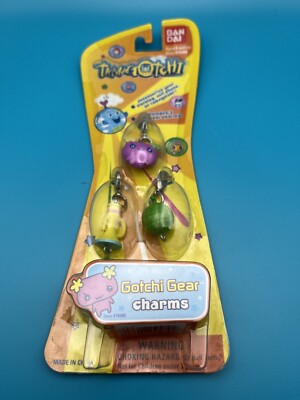 New, Rare Tamagotchi Charms - Gotchi Gear- 2006 - NIB