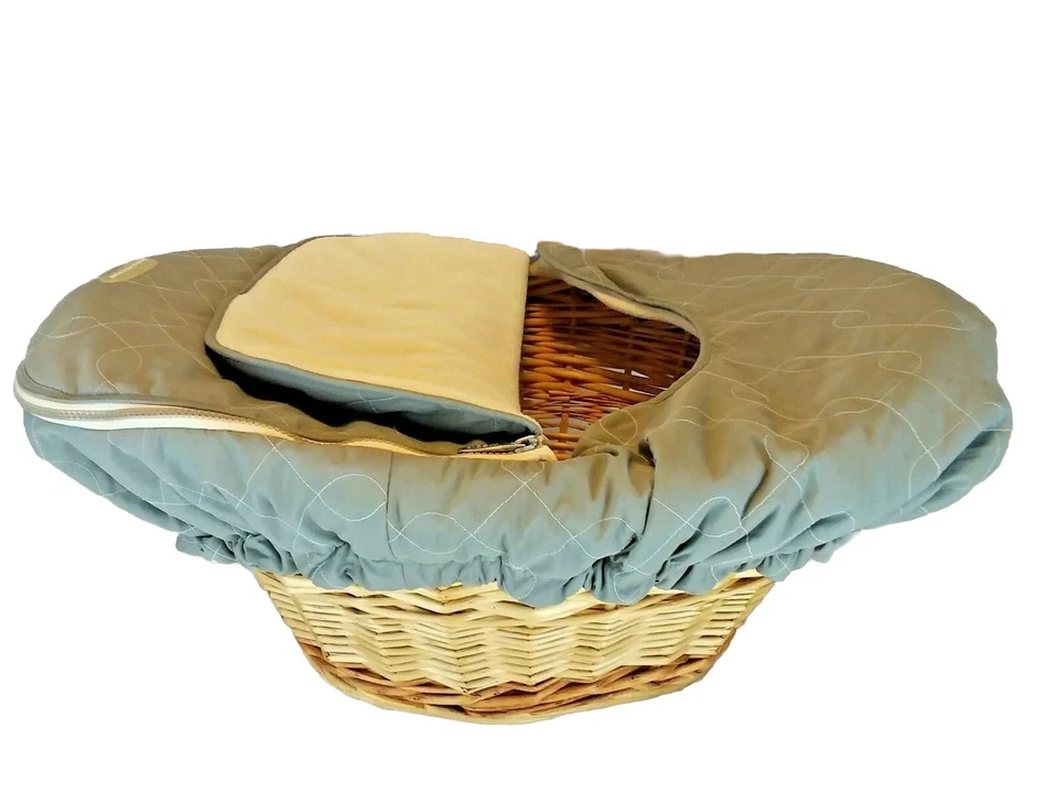 JJ Cole Collection Infant Car Seat Cover for Cold Weather Sage Green Color - Image 2 of 4