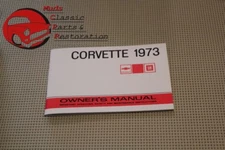 1973 73 Chevy Chevrolet Corvette Vette Owners Manual Owner's