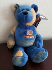 1998 Lmt Treasures Football Denver Broncos Davis 30 Blue Tie Dye Plush Pro Bear