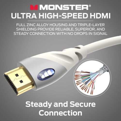 Monster HDMI Kabel 4k Ultra HD mit Ethernet 6ft - Bild 5 von 9