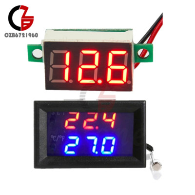 Red LED Voltage Meter W1209WK Digital LED Thermostat Temperature Controller