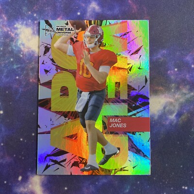 2021 Skybox Metal Universe Champions Card #AW-18 Mac Jones Arc Weld