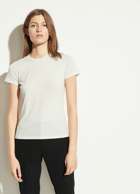 Vince Essential Crew Tee Optic White 