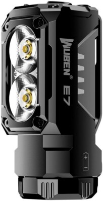 Wuben Mini Flashlight Rechargeable Water / Impact Resistant SOS Strobe - E7