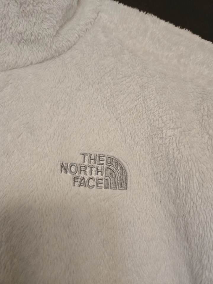 Casaco feminino The North Face L pele sintética branco zíper completo - Imagem 2 de 4