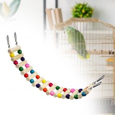 Bird Toy Ladder, Bird Wooden Ladder Bridge Stand, Wooden Shelf Climbing Rope