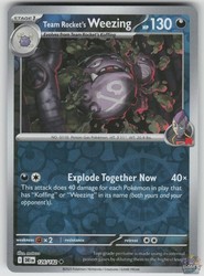 Team Rocket's Weezing 126/182 Reverse Holo Destined Rivals